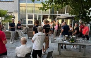 Apero mit Ehemaligen und Aktiven am Sempacher See